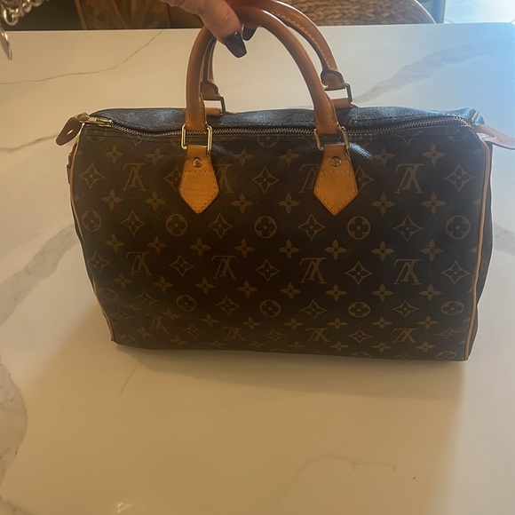 Louis Vuitton Large Speedy monogram vintage good condition with lock - Picture 6 of 8